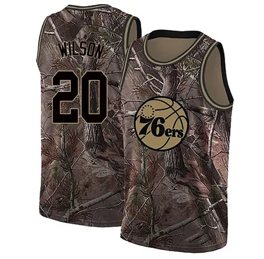 Camo D.J. Wilson Men's Swingman Philadelphia 76ers Realtree Collection Jersey